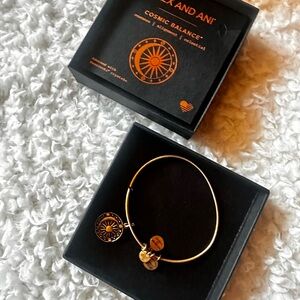NEW Alex and Ani Cosmic Balance Gold Bangle Bracelet